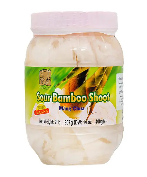 CHANG BAMBOO SHOOT IN JAR SOUR SLICE หน่อไม้เปรี้ยว970 g.