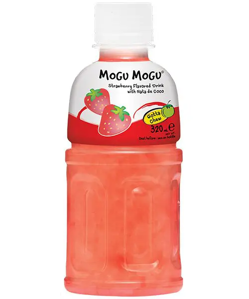 Mogu Mogu Nata De Coco Drink Strawberry Flavour320ml