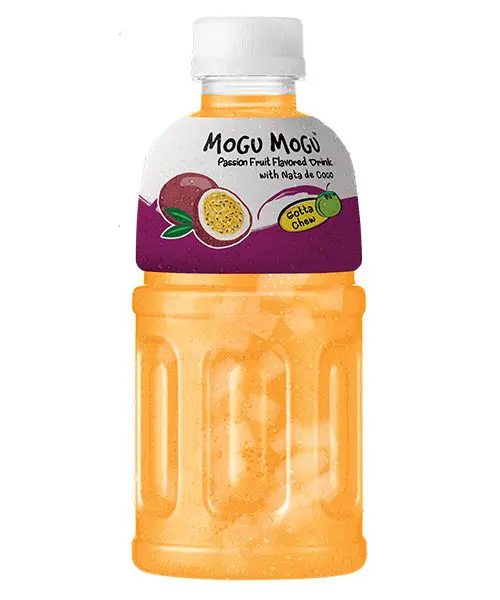 Mogu Mogu Nata De Coco Drink Passion Fruit Flavour 320ml