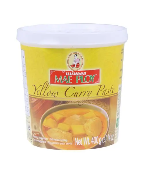 Mae Ploy Yellow Paste 400g พริกแกงกะหรี่