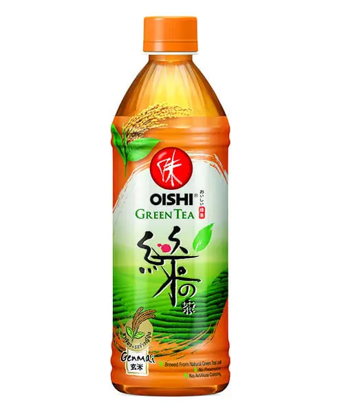 Oishi Green Tea Genmai Flavour 500ml น้ำชาเขียวญี่ปุ่น รสข้าวญี่ปุ่น