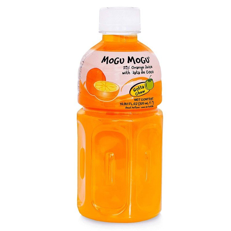 Mogu Mogu Nata De Coco Drink Orange Flavour 320ml