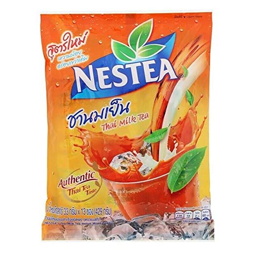 Nestle Nestea Instant Thai Milk Tea Cha Yen Mix Powder 429g (33g x 13 Sachets) ชานมเย็น