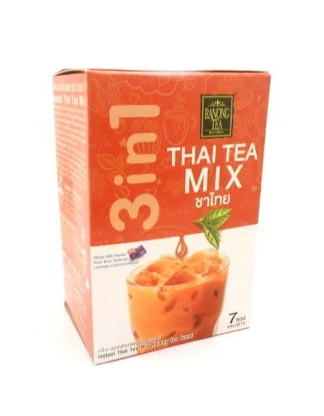 Ranong 3 in 1 Thai tea mix 7x23g ชาไทย